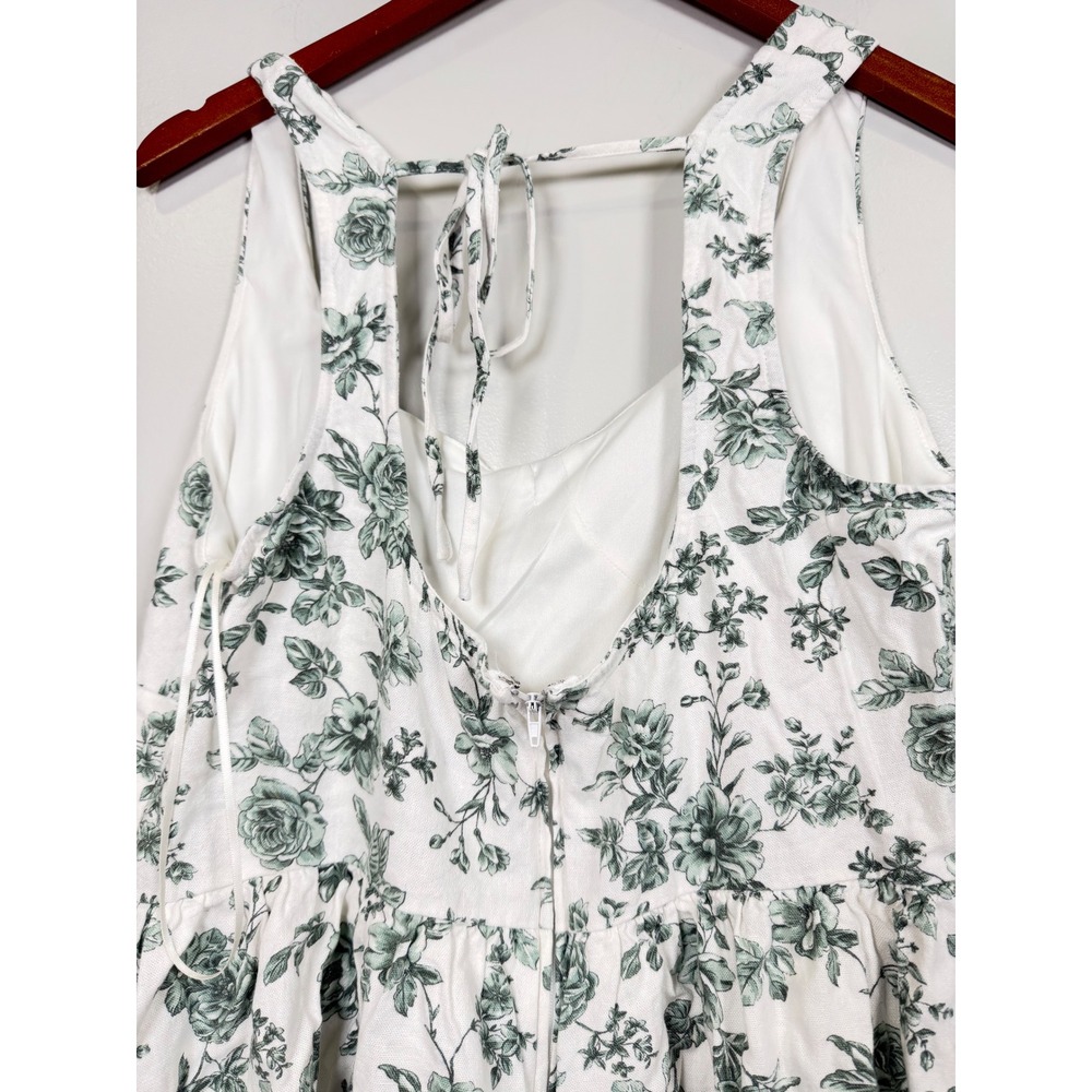 Kentucky Derby Womens Dress XL Floral Romantic‎ Cottagecore Fit & Flare Sundress - Picture 4 of 9